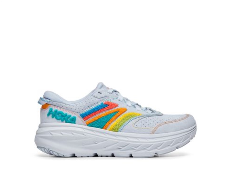 Hoka Bondi L רקמה Arctic Ice Atlantis