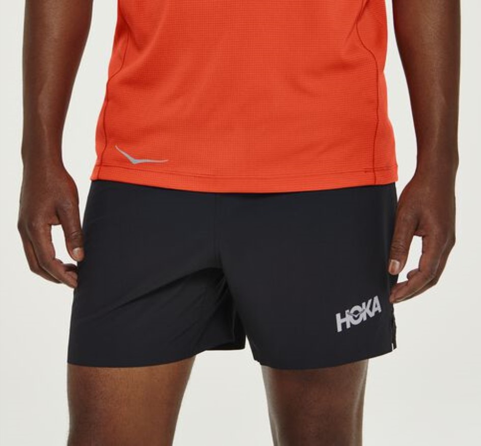 Hoka Glide 5 אינץ' קצר שחור
