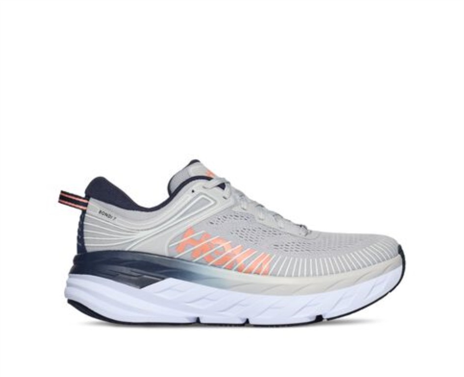 Hoka Bondi 7 Lunar Rock איריס שחור
