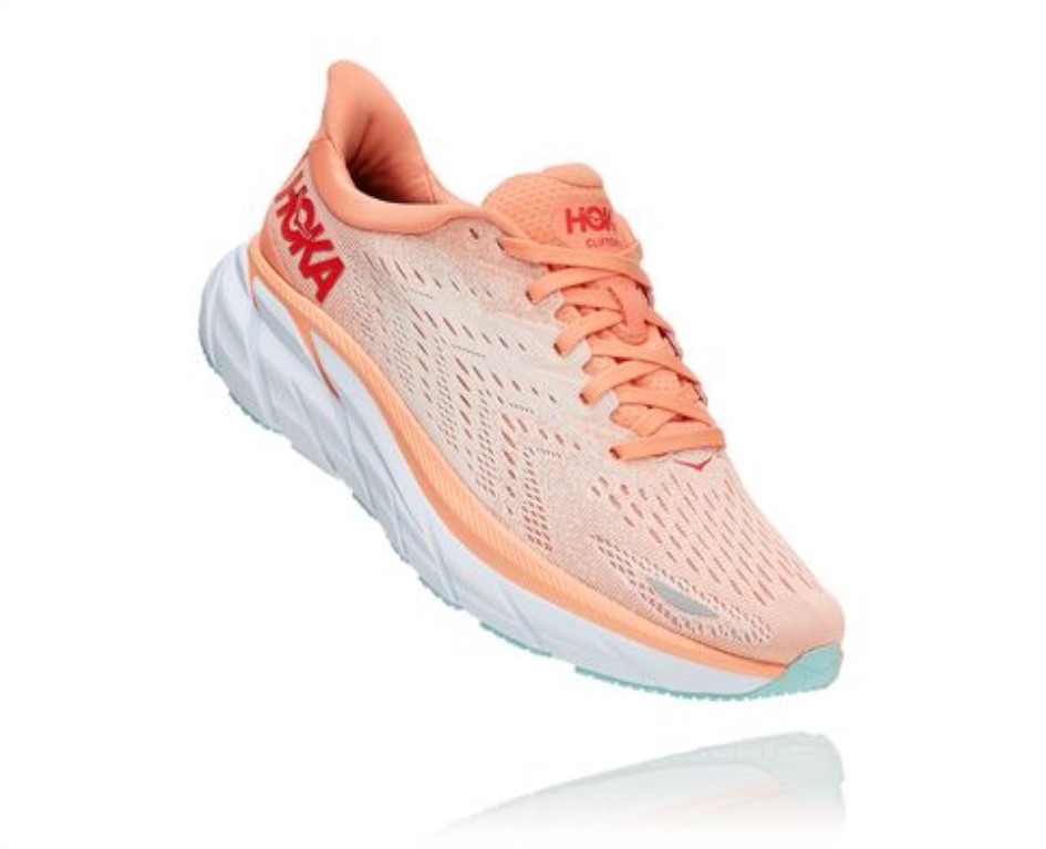 Hoka Clifton אדמונית כסף 8 מלמלה