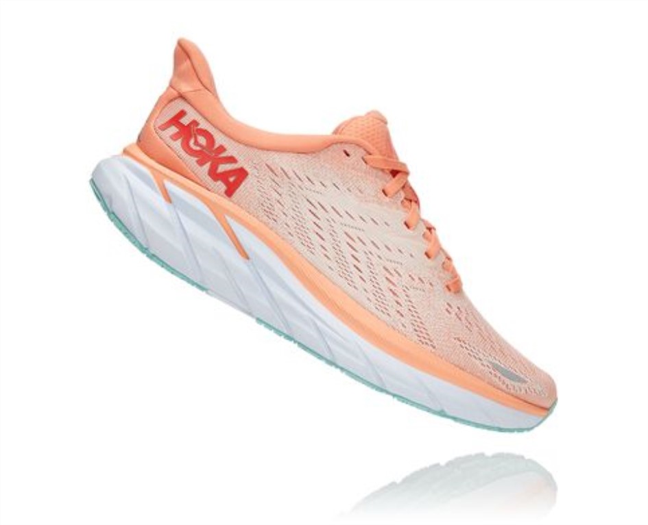 Hoka Clifton אדמונית כסף 8 מלמלה