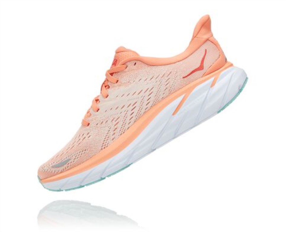 Hoka Clifton אדמונית כסף 8 מלמלה