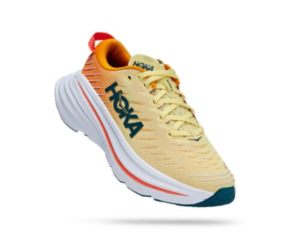 Hoka Bondi X אגס צהוב קורן