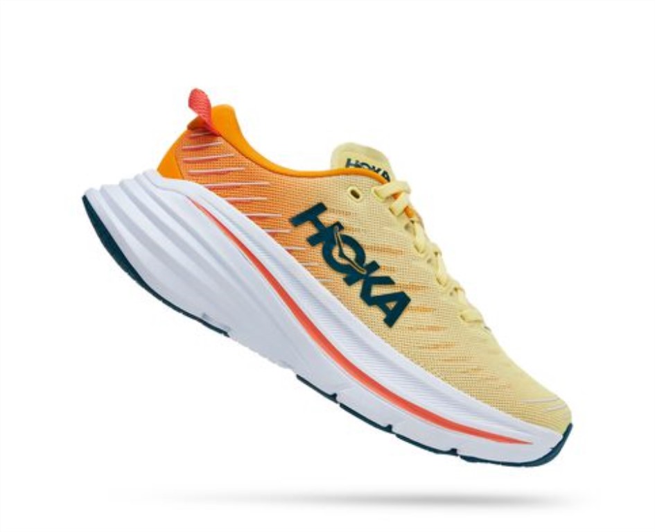 Hoka Bondi X אגס צהוב קורן