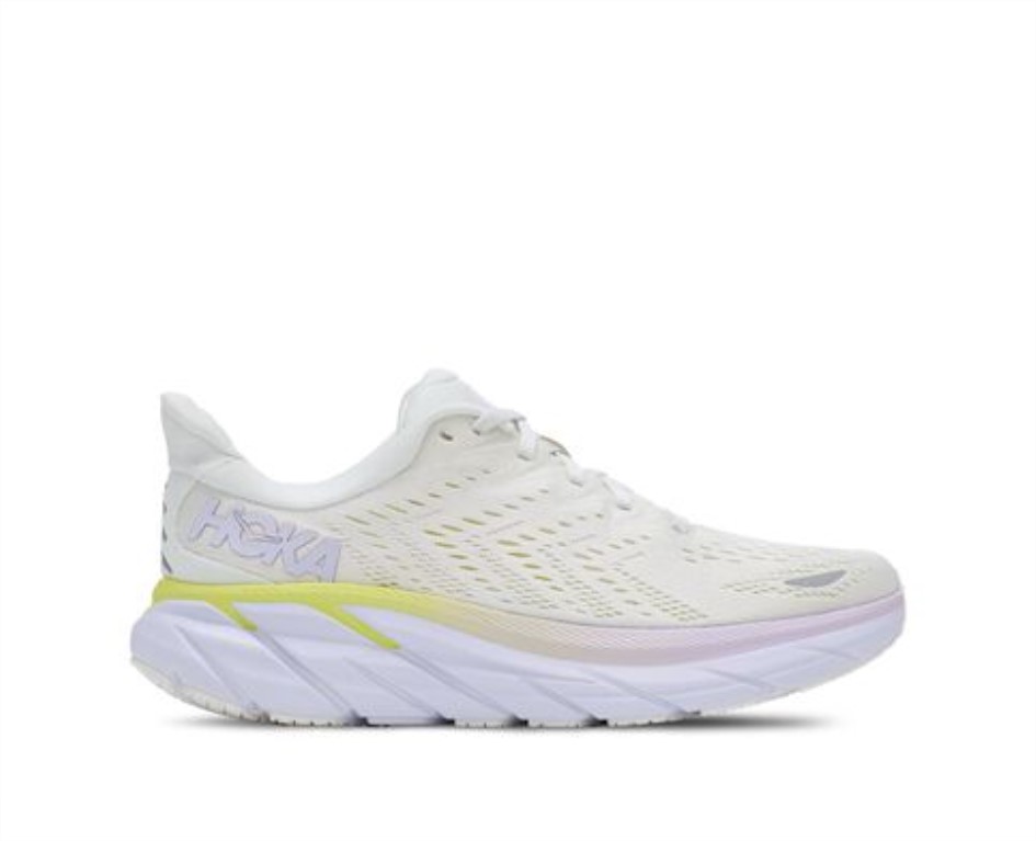 Hoka Clifton 8 בלאן דה בלאן לבן בוהק